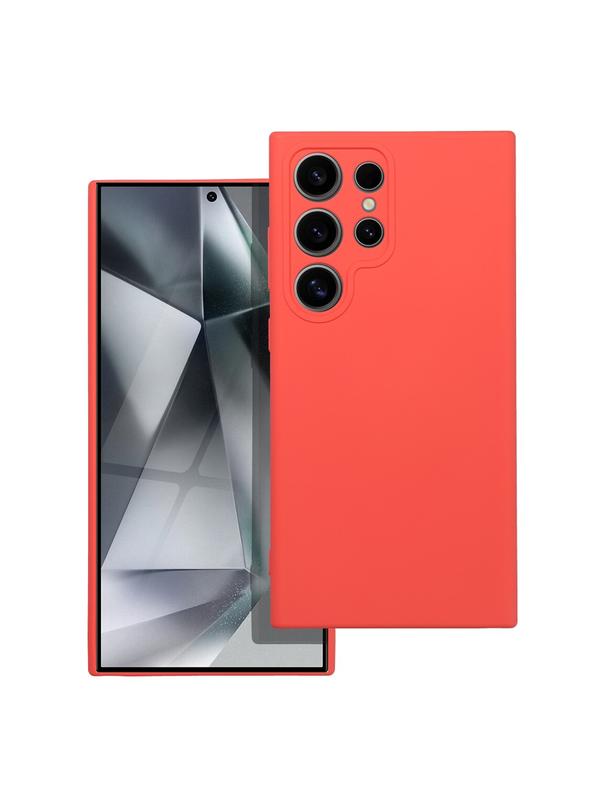 Futerał SILICONE do SAMSUNG S24 Ultra brzoskwiniowy