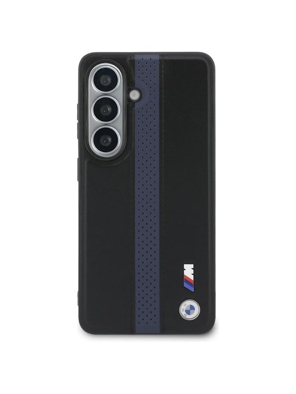 BMW futerał do SAMSUNG S26 kompatybilny z MagSafe BMHMS26S25PCPSKB (Perforated Stripe Logo) niebieski