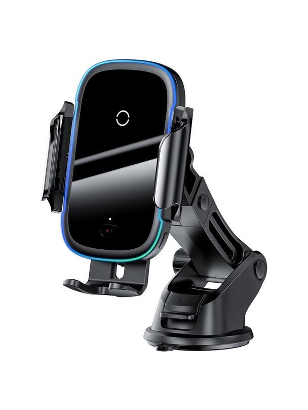 BASEUS uchwyt samochodowy indukcyjny automatyczny do kratki / szyby / deski 15W WXHW03-01 srebrny