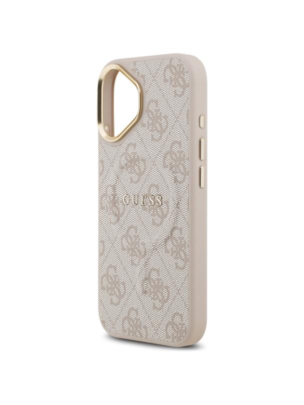 GUESS futerał do IPHONE 17 kompatybilny z MagSafe GUHMP17SP4MSEGCP (PU 4G W/ Classic) różowy