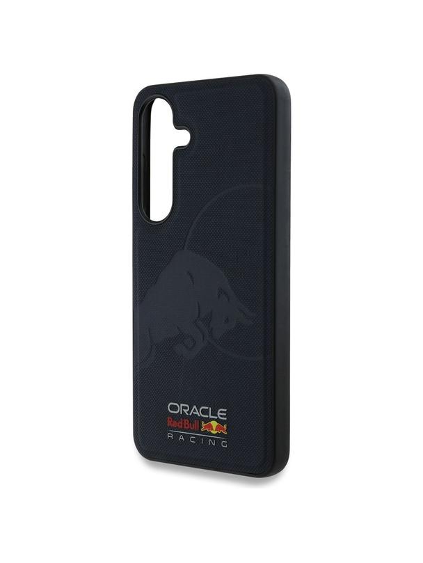 RED BULL futerał do SAMSUNG S25 RBHMS25S24PUBUFV (Magnetic Meshed PU W/ Debossed Bull) navy