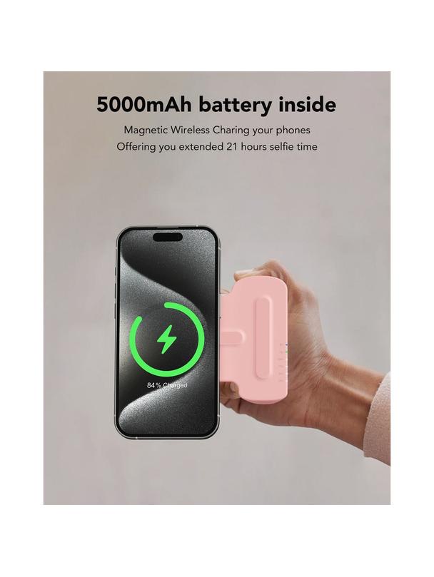 Powerbank zgodny z Magsafe Veger (W0569) PD QC3.0 20W 5000 mAh czarny