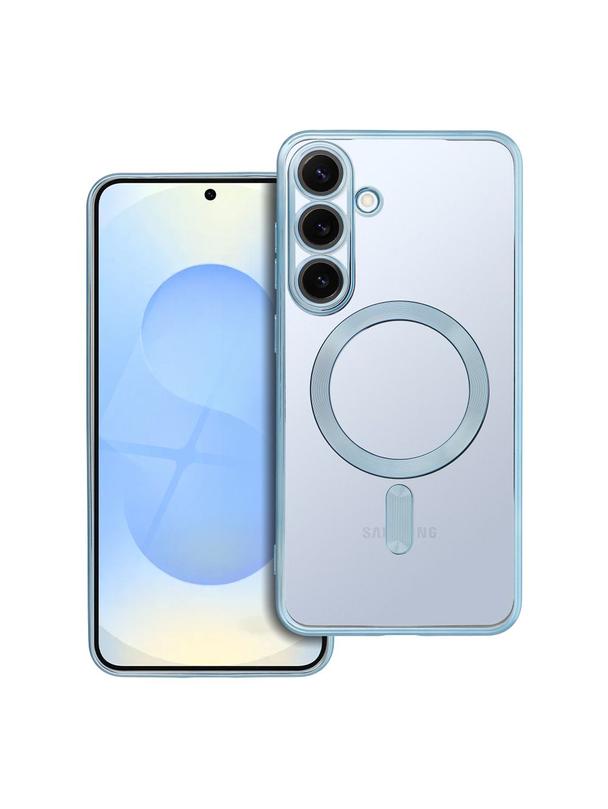 Futerał ELECTRO MAG COVER kompatybilny z MagSafe do SAMSUNG S25 Plus niebieski