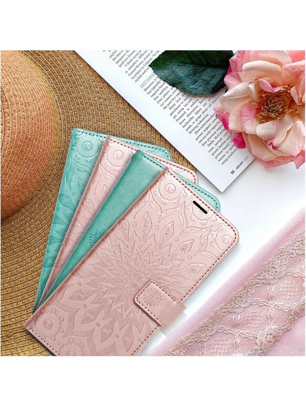 Kabura MEZZO Book do SAMSUNG A22 5G mandala zielony