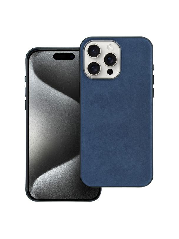 Futerał WOVEN MAG COVER kompatybilny z MagSafe do IPHONE 15 Pro Max niebieski