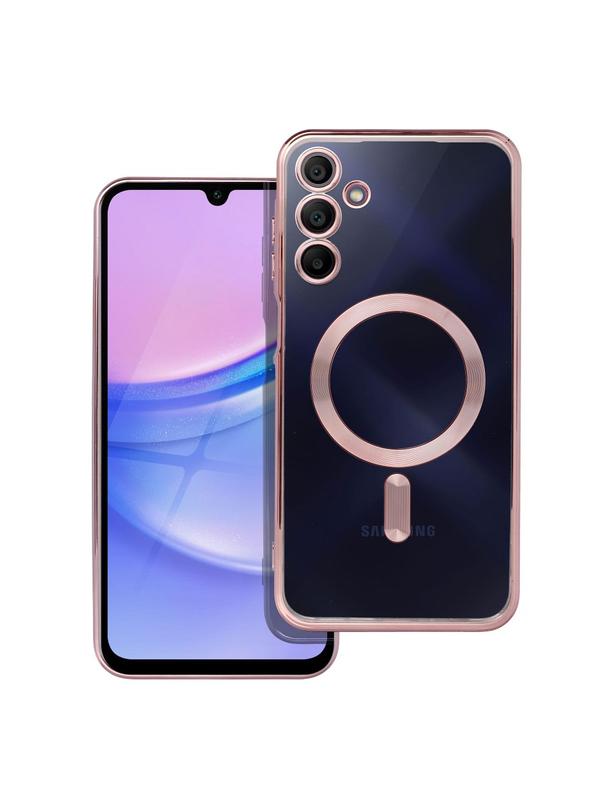 Futerał ELECTRO MAG COVER kompatybilny z MagSafe do SAMSUNG A15 złoty róż