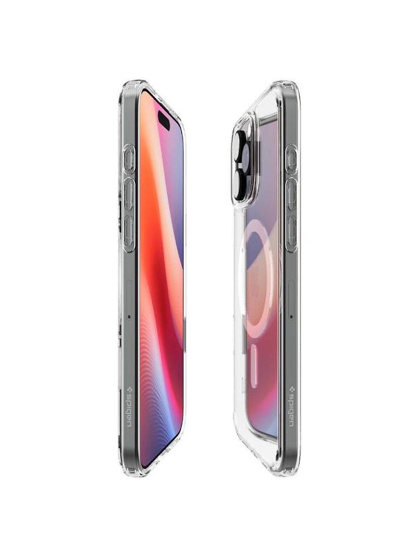 SPIGEN futerał ULTRA HYBRID "T" MAG kompatybilny z MagSafe do IPHONE 16 Pro white