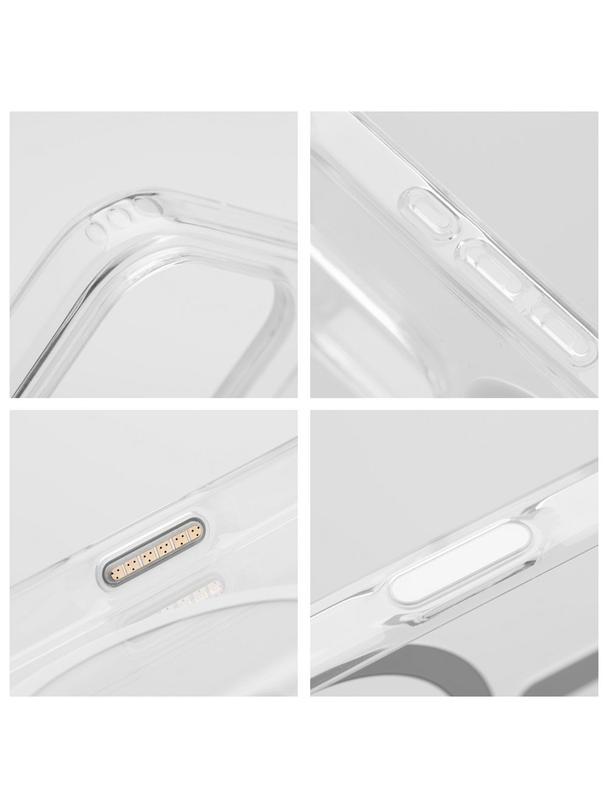 Futerał do Samsung S26 Clear Mag Cover Elite (STR / NIEŻÓŁKNĄCY) zgodny z MagSafe transparentny