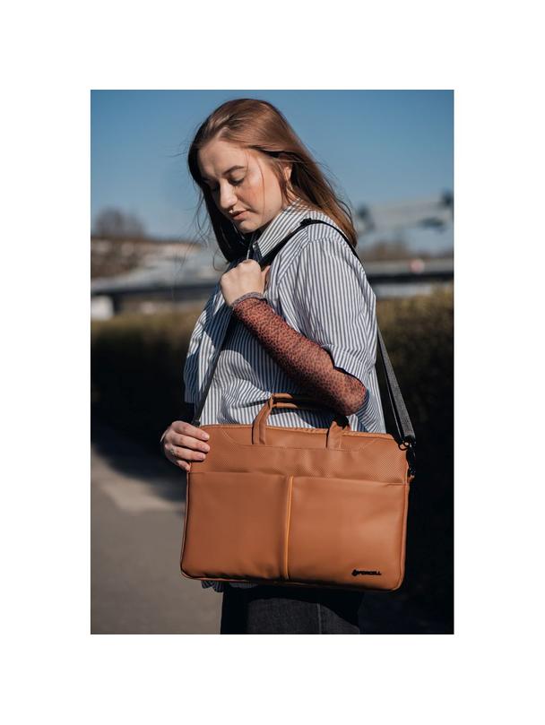 Torba na laptopa 15,6" Forcell F-Protect URBAN STYLE brązowa