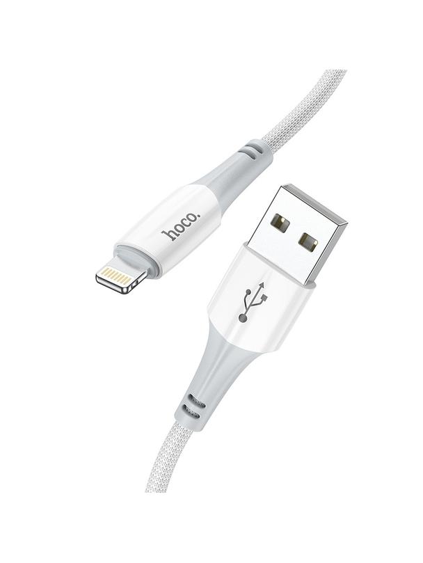 Kabel USB A do Lightning Hoco 2,4A 1 m X70 biały