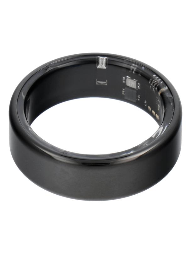 Smart Ring R11M- inteligentny pierścień ze stali ze stacją ładującą rozmiar 12 (21,4mm) czarny
