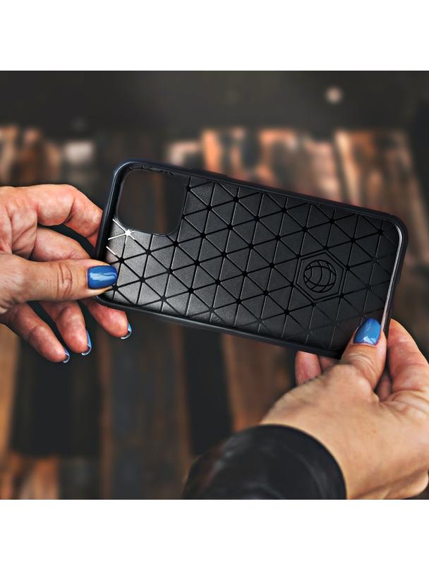 Futerał CARBON do SAMSUNG A71 czarny