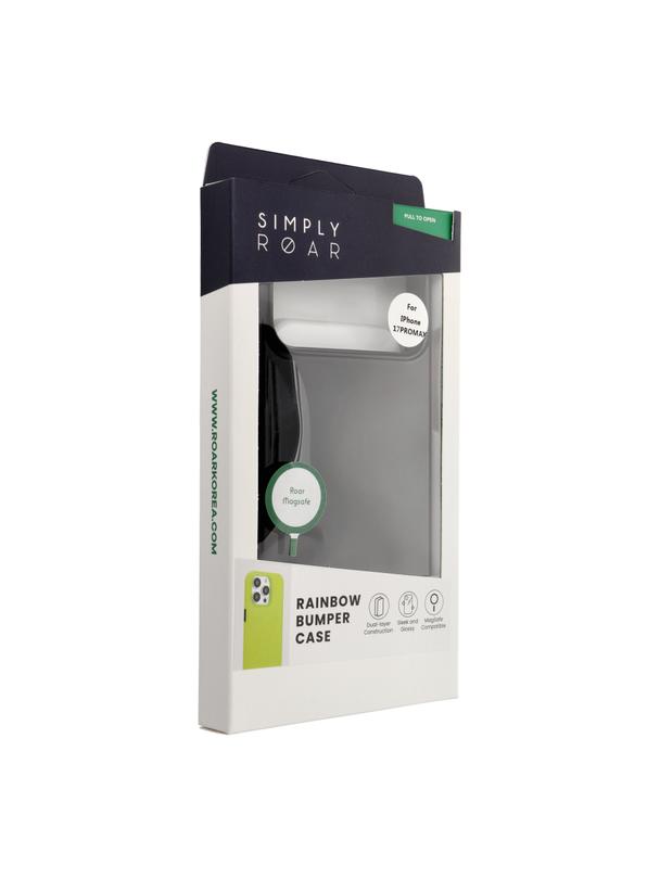 ROAR futerał RAINBOW BUMPER kompatybilny z MagSafe do IPHONE 17 Pro Max czarny
