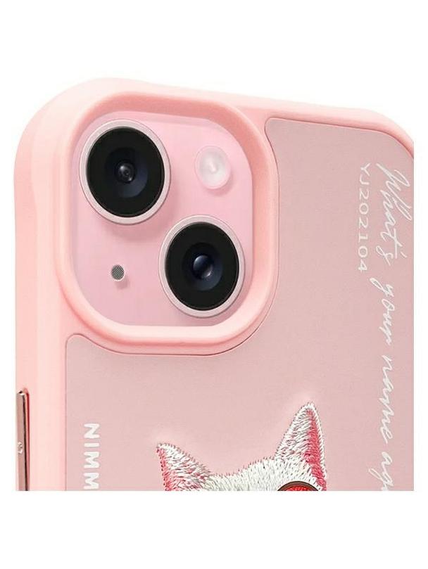 NIMMY futerał GLASSES COOL CAT do IPHONE 15 różowy