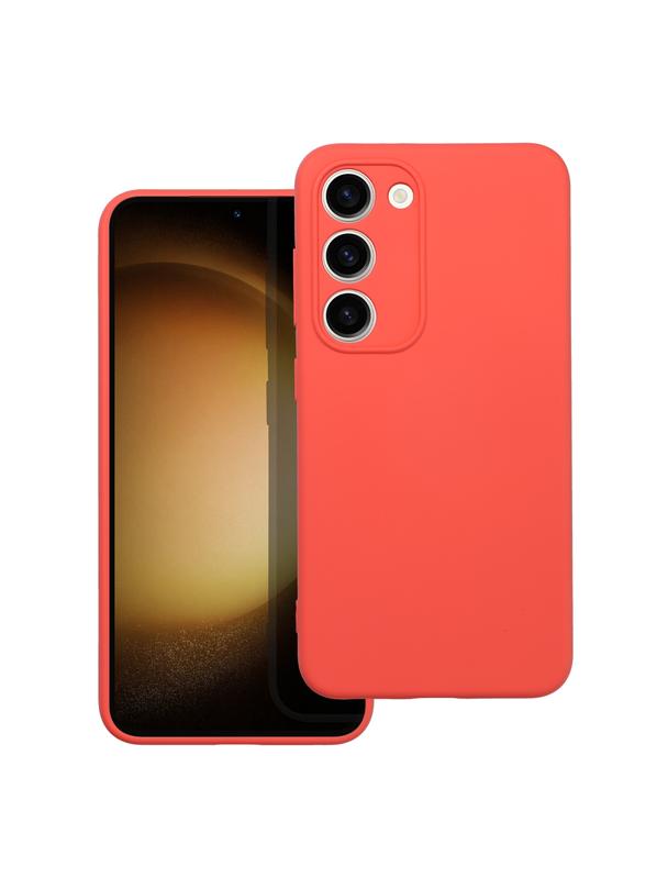 Futerał SILICONE do SAMSUNG S23 brzoskwiniowy