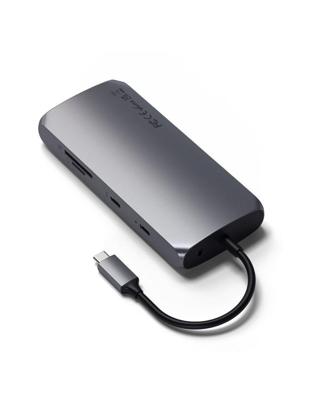 Adapter HUB 8w1 USB C Satechi ST-UCMXAM szary