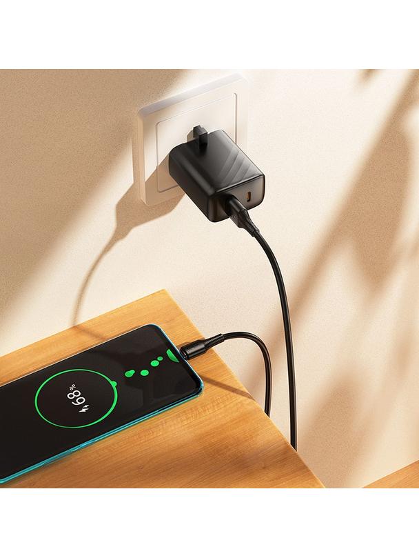 Kabel USB A do USB C Hoco 3A 1 m X120 czarny