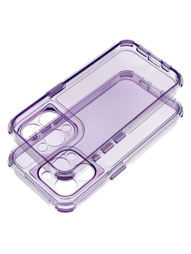 Futerał MATRIX CLEAR do IPHONE 13 Pro jasnofioletowy