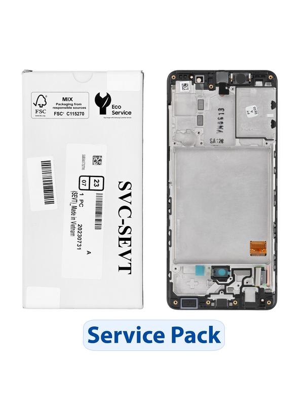 ServicePack Wyświetlacz LCD SAMSUNG A41 A415F GH82-23019A