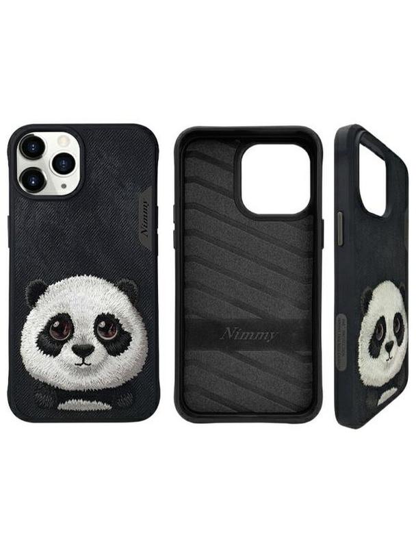 NIMMY futerał BIG EYED PET 2.0 Panda do IPHONE 15 Pro Max czarny