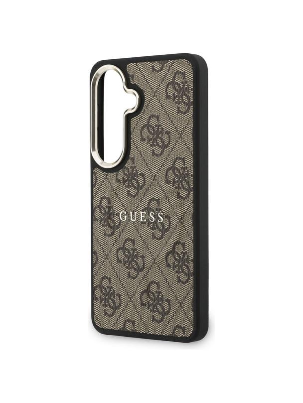 GUESS futerał do SAMSUNG S26 Plus GUHMS26MP4MSEGCW (4G Embossed Ring MagSafe) brązowy