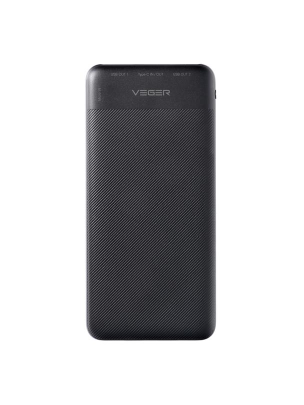 Powerbank Veger A11S (W1133) PD QC3.0 2A 20W 10000 mAh czarny