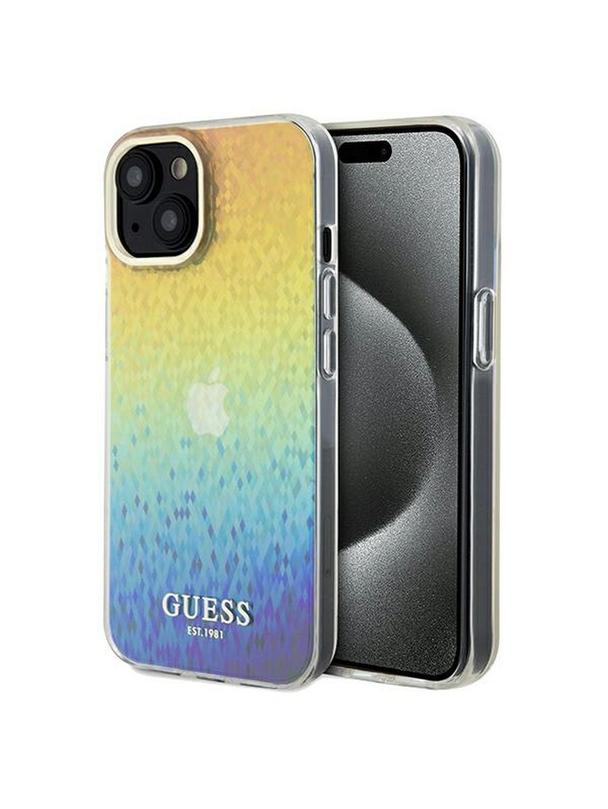 GUESS futerał do IPHONE 14 GUHCP14SHDECMI (IML Faceted Mirror / disco iridescent) wielokolorowy