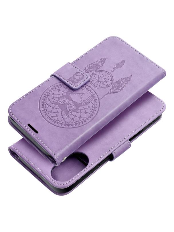 Kabura MEZZO Book do IPHONE 16 łapacz snów fioletowy