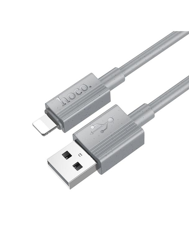 Kabel USB A do Lightning Hoco 2,4A 1 m X107 szary