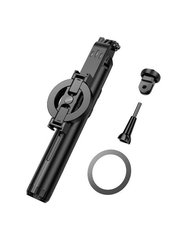 Selfie stick Hoco tripod z pilotem bezprzewodowym magnetyczny K25 czarny