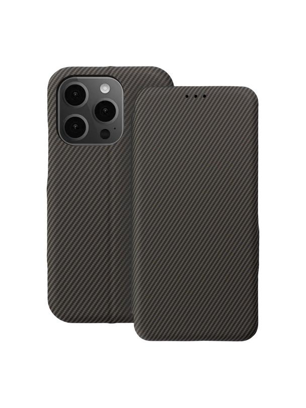 Kabura FOLIO Side Magnet do IPHONE 14 PRO brązowy