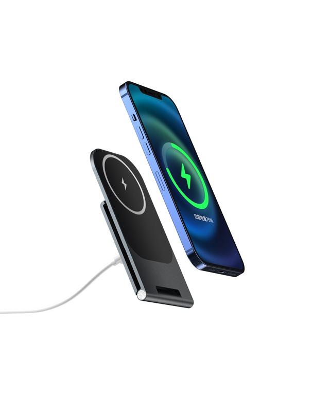 Ładowarka indukcyjna Veger kompatybilna z MagSafe 2A 15W Y56 czarna