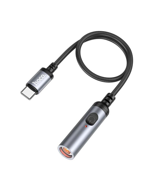 Adapter USB C do zapalniczka samochodowa Hoco 0,3 m UA30 czarny