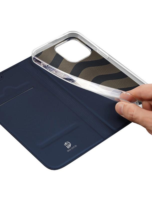 DUX DUCIS kabura SKIN PRO do IPHONE 15 Pro niebieska