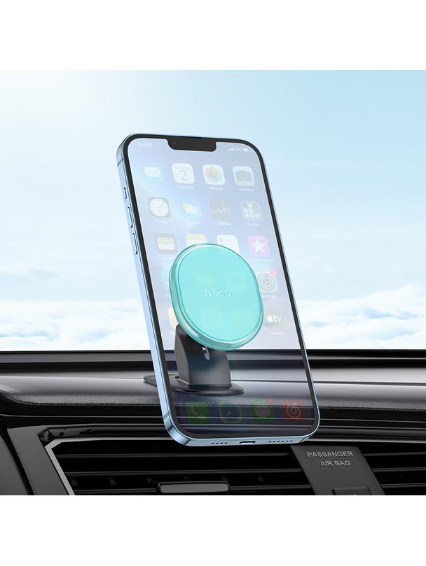 Uchwyt na telefon do samochodu magnetyczny Hoco do deski H2 niebieski