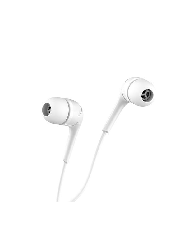 Słuchawki przewodowe douszne Jack 3,5 mm Hoco M40 białe