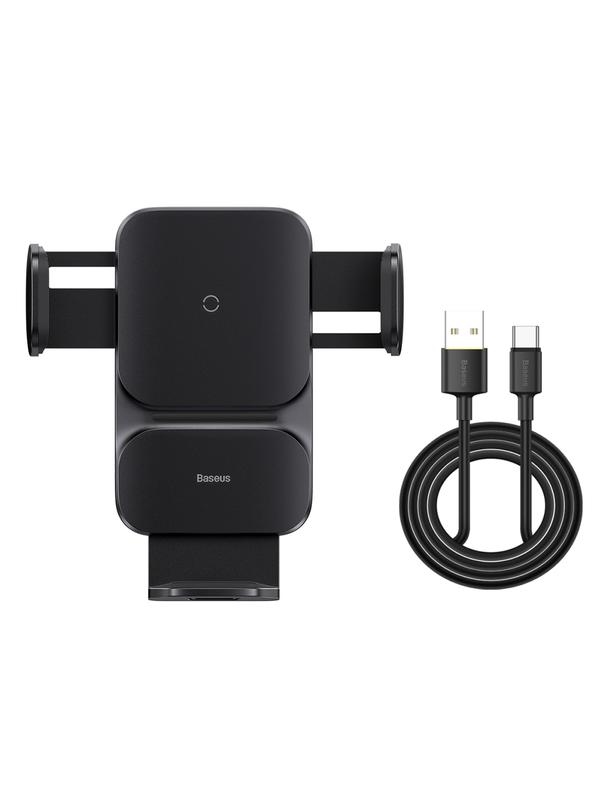 BASEUS uchwyt samochodowy indukcyjny automatyczny do kratki 15W CGZX000001 czarny