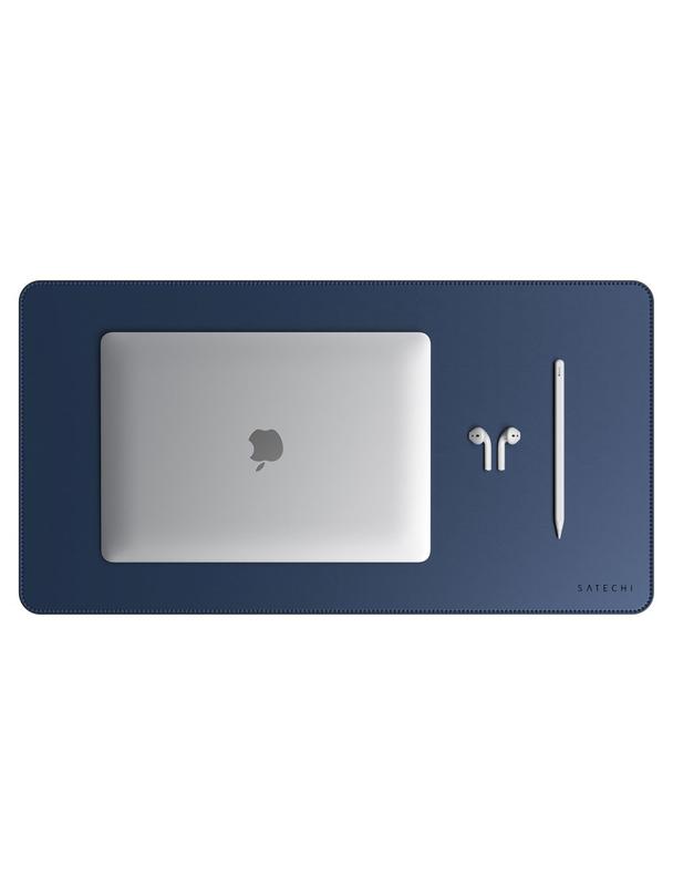 Podkładka na biurko z eko skóry Satechi  ST-LDMB niebieska