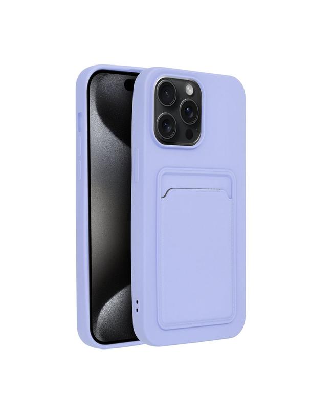 Futerał CARD CASE do IPHONE 15 Pro Max fioletowy