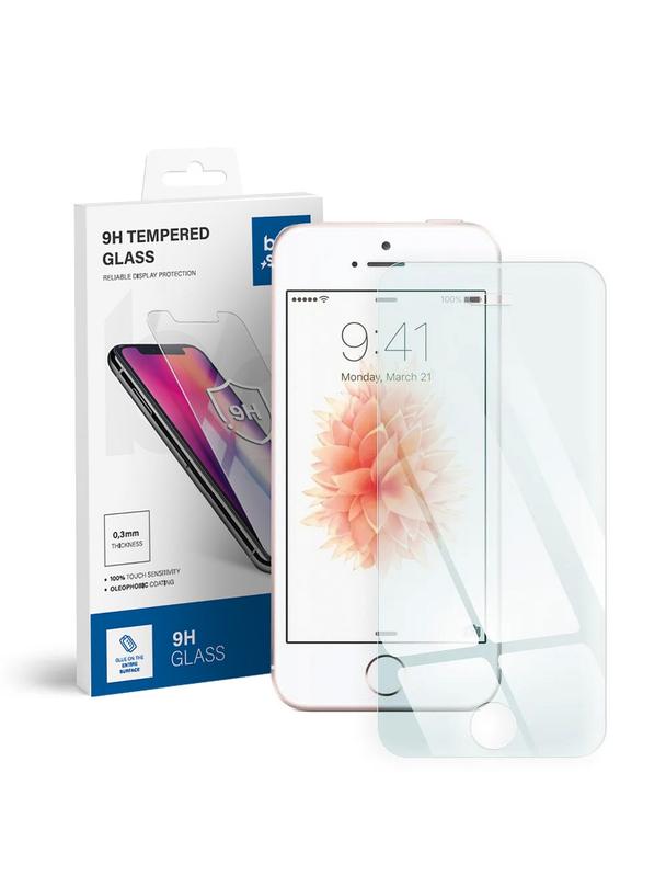 Szkło hartowane do iPhone 5SE Blue Star