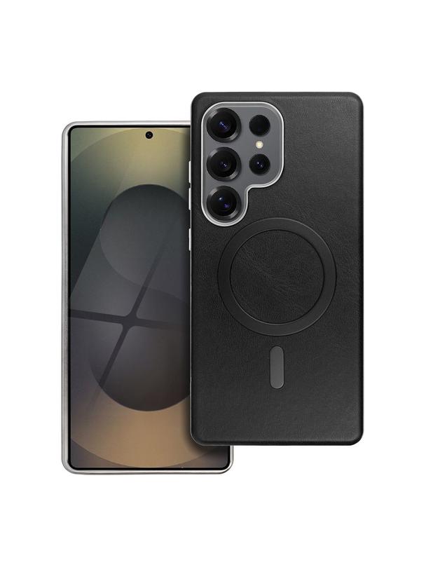 Futerał GENTLEMAN MAG COVER kompatybilny z MagSafe do SAMSUNG S25 FE czarny