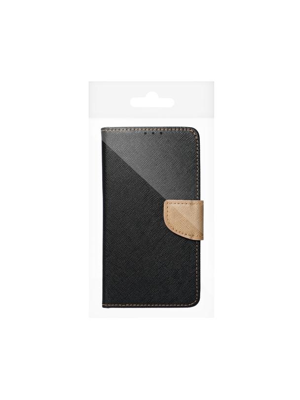 Kabura FANCY Book do IPHONE 15 Plus czarno złoty
