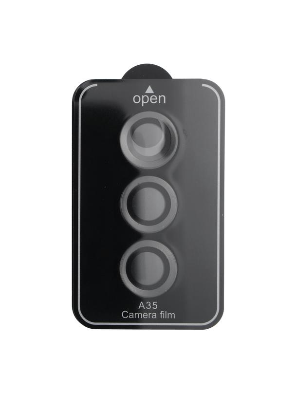 Osłona aparatu PROTECTOR 9H + aplikator do SAMSUNG A35 czarna