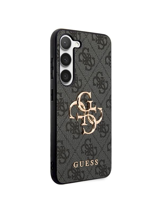 GUESS futerał do SAMSUNG S24 GUHCS24S4GMGGR (Leather 4G Metal Logo) czarny