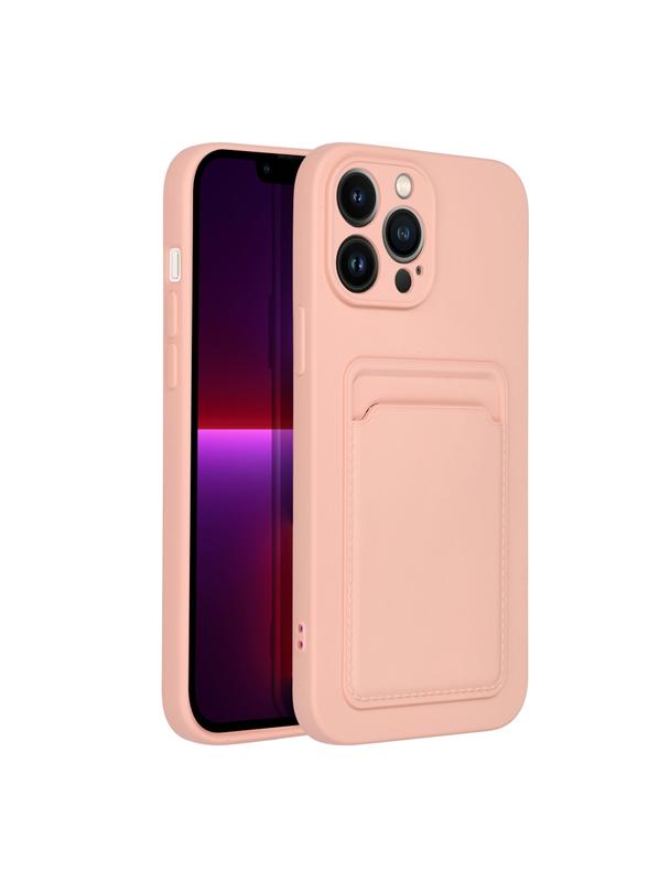 Futerał CARD CASE do IPHONE 13 Pro Max różowy