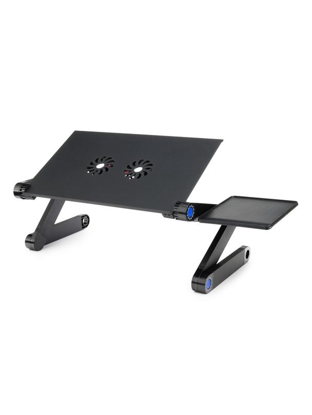 Podstawka pod laptop uniwersalna regulowana + chłodzenie YL-803 czarna