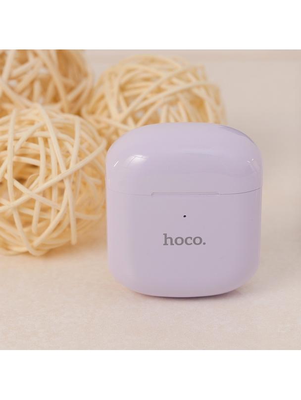 EOL HOCO słuchawki bezprzewodowe bluetooth TWS EW19 Plus fioletowy