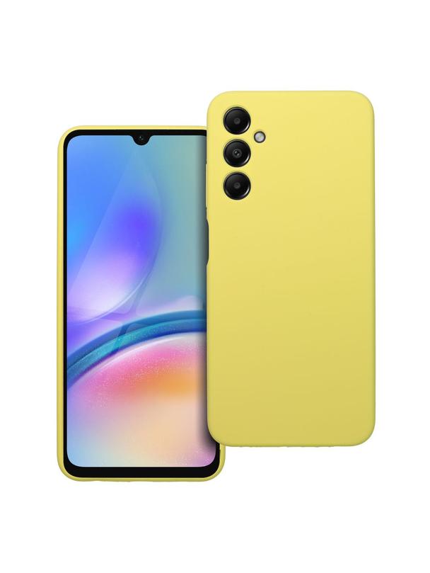 Futerał SILICONE 2mm do SAMSUNG A05S żółty