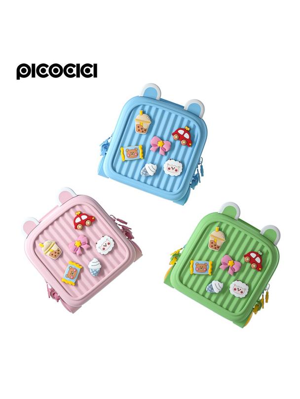 PICOCICI Mały plecak dla dzieci podróżny K32różowy