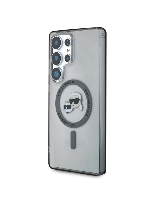 KARL LAGERFELD futerał do SAMSUNG S25 Ultra KLHMS25LHLSKCK (Magnetic IML Metal KC Heads) czarny